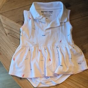 Sammy + Nat Sleeveless Sailboat Bodysuit